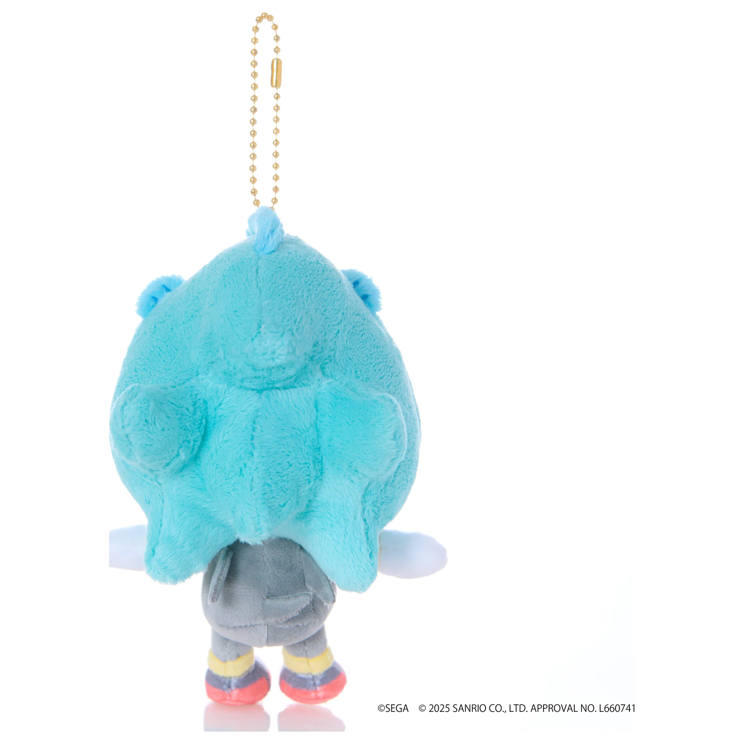 Sonic & Friends X Sanrio Shadow X Hangyodon Maskota Plišana Igračka 8 cm fotografija proizvoda