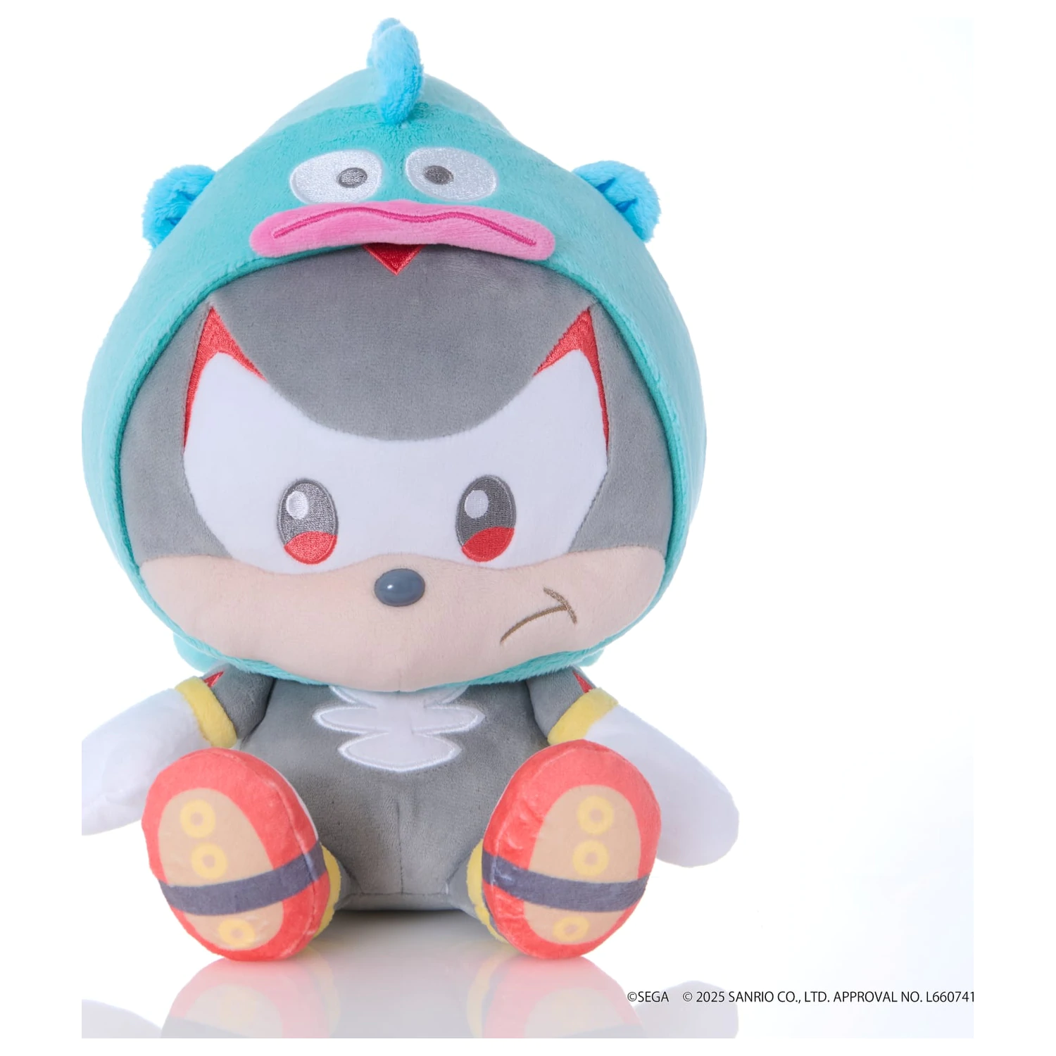 Sonic & Friends x Sanrio Shadow x Hangyodon plišana igračka 24 cm fotografija proizvoda