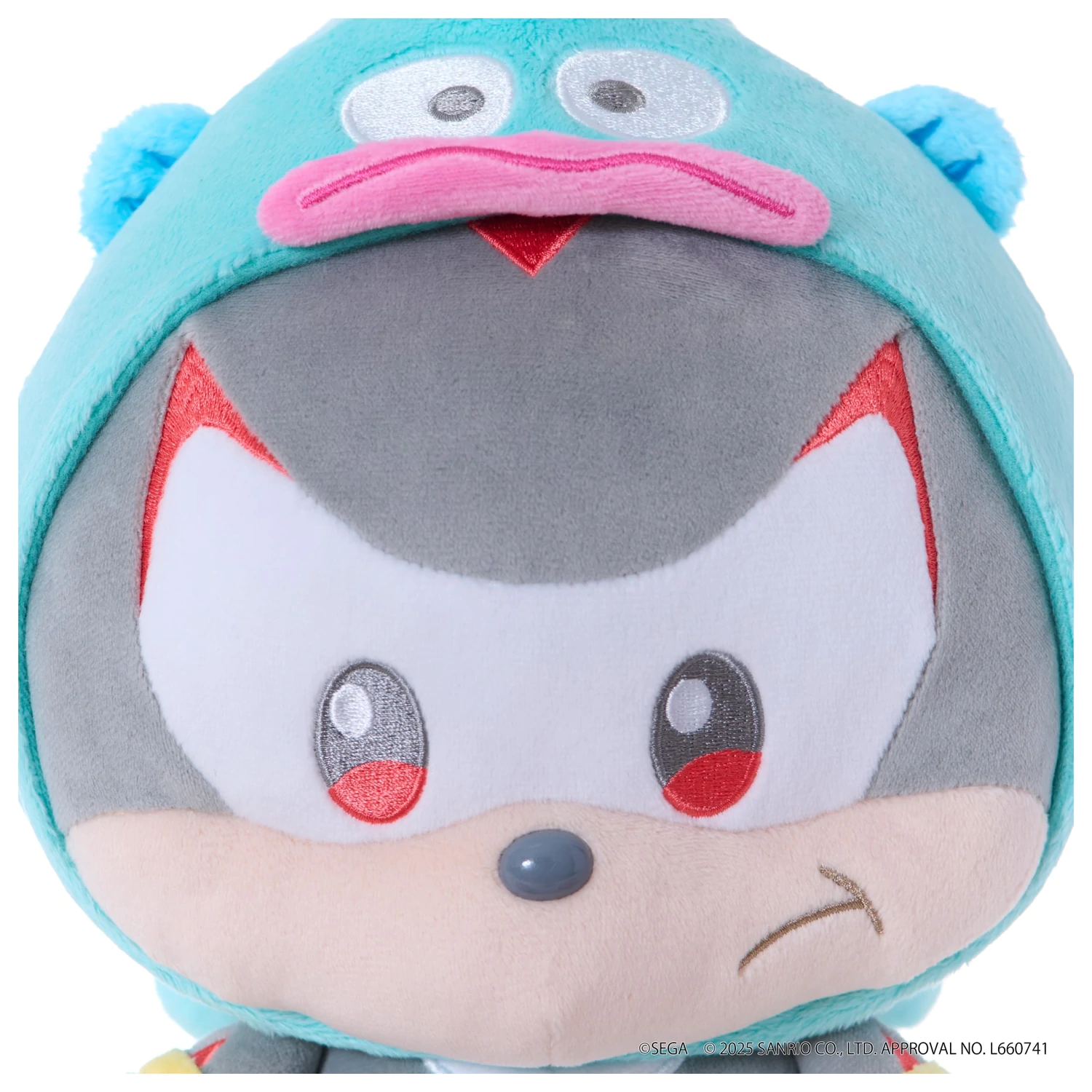 Sonic & Friends x Sanrio Shadow x Hangyodon plišana igračka 24 cm fotografija proizvoda
