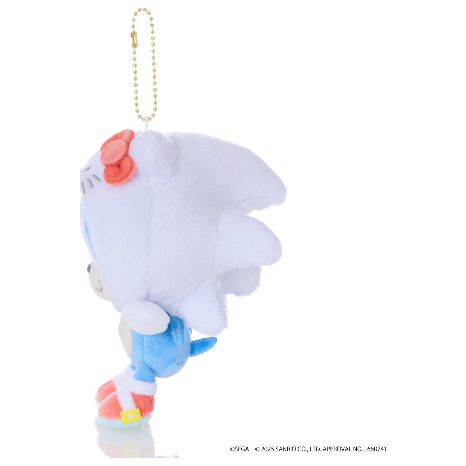 SONIC & FRIENDS x SANRIO Sonic x Hello Kitty maskota plišana igračka 8cm fotografija proizvoda