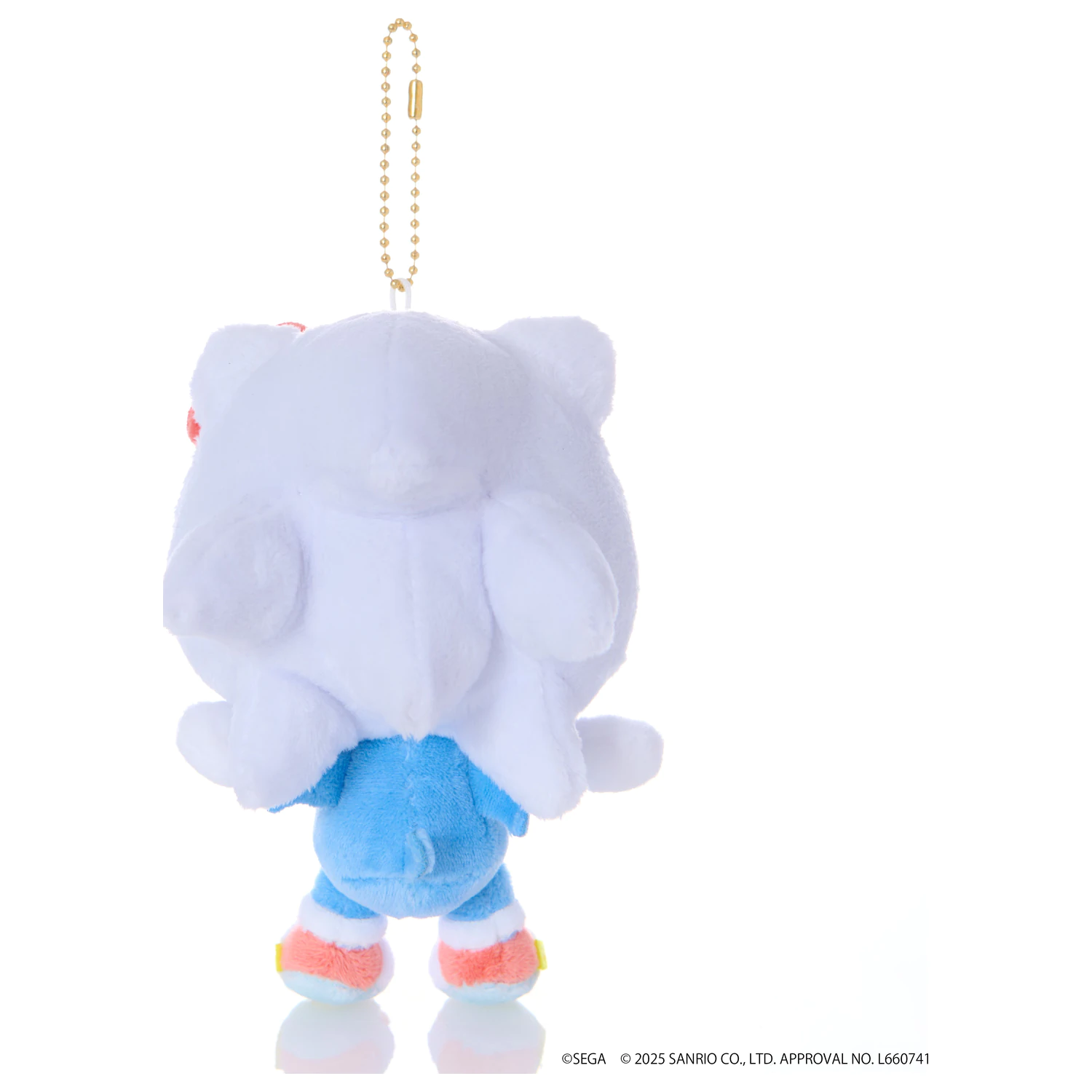 SONIC & FRIENDS x SANRIO Sonic x Hello Kitty maskota plišana igračka 8cm fotografija proizvoda