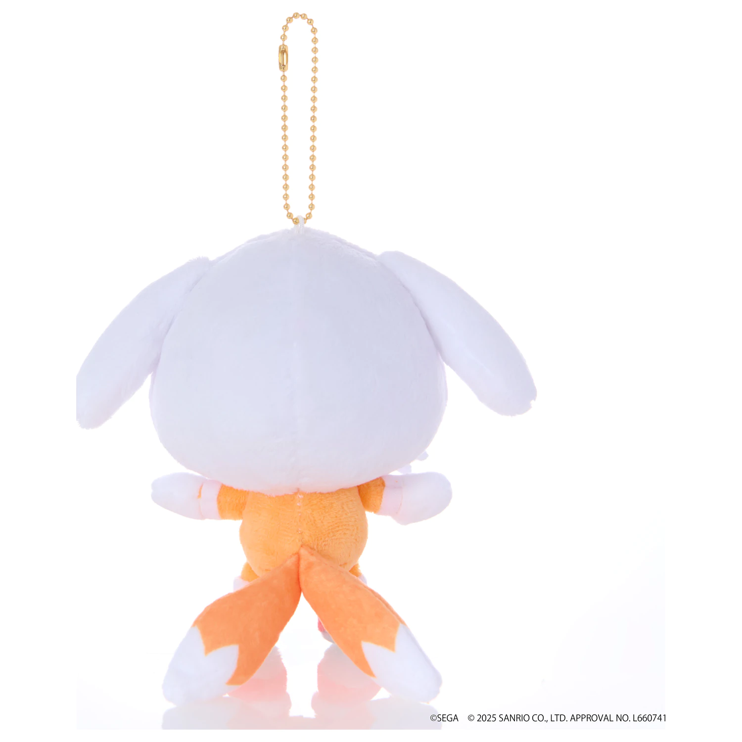 SONIC & FRIENDS x SANRIO Tails x Cinnamoroll Maskota Plišana igračka 8 cm fotografija proizvoda