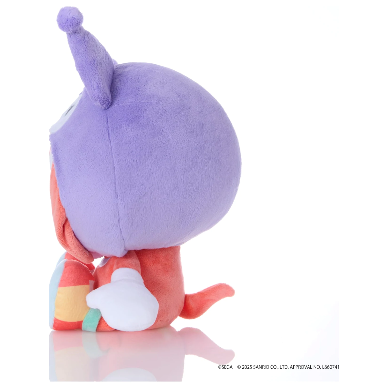 SONIC & FRIENDS X SANRIO Knuckles X Kuromi plišana igračka 24cm fotografija proizvoda