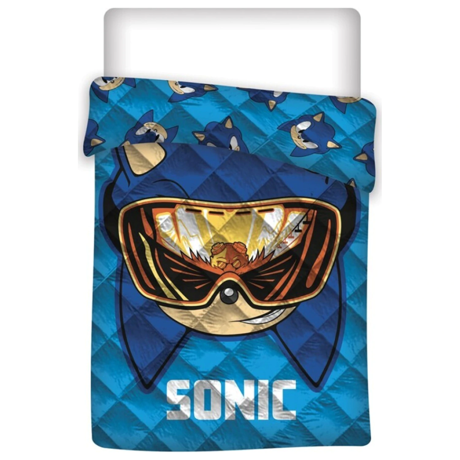 Sonic Glasses prošiveni prekrivač za krevet, poplun 140x200cm fotografija proizvoda