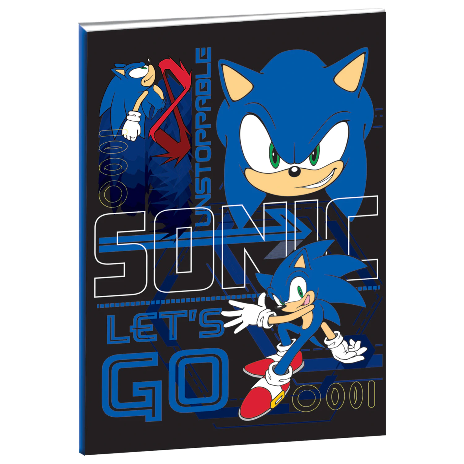 Sonic Go Fast B/5 Bilježnica s linijama, 40 listova fotografija proizvoda