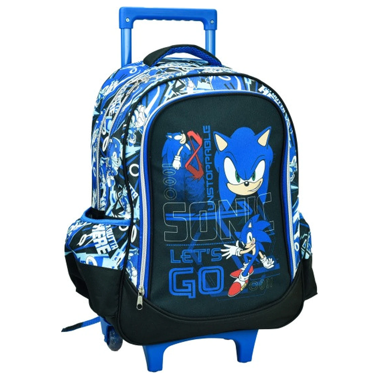 Sonic Go Fast Ruksak na kotačima za školu, Torba 46 cm fotografija proizvoda