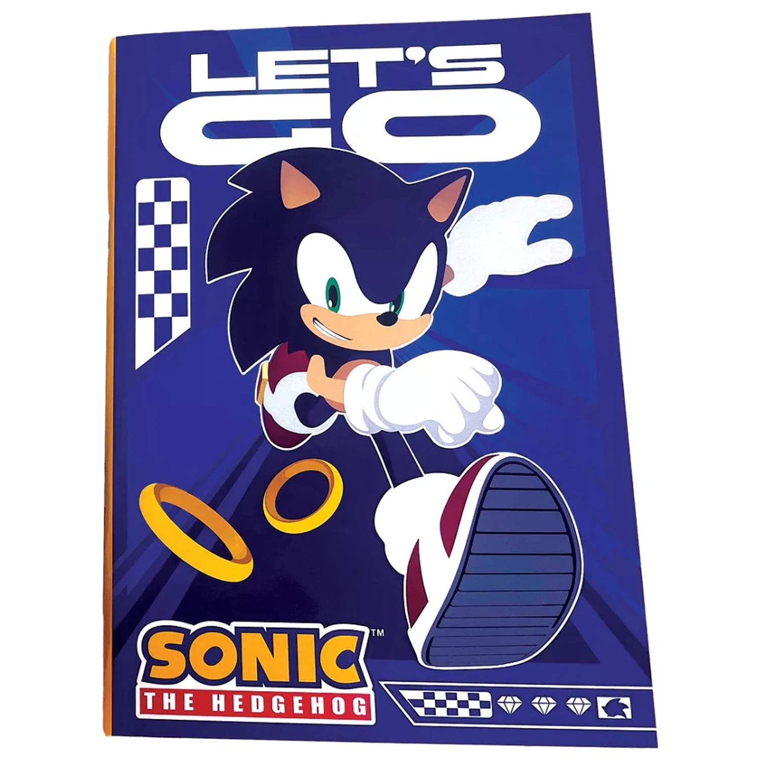Sonic Let's Go B/5 bilježnica s crtama, 40 stranica fotografija proizvoda