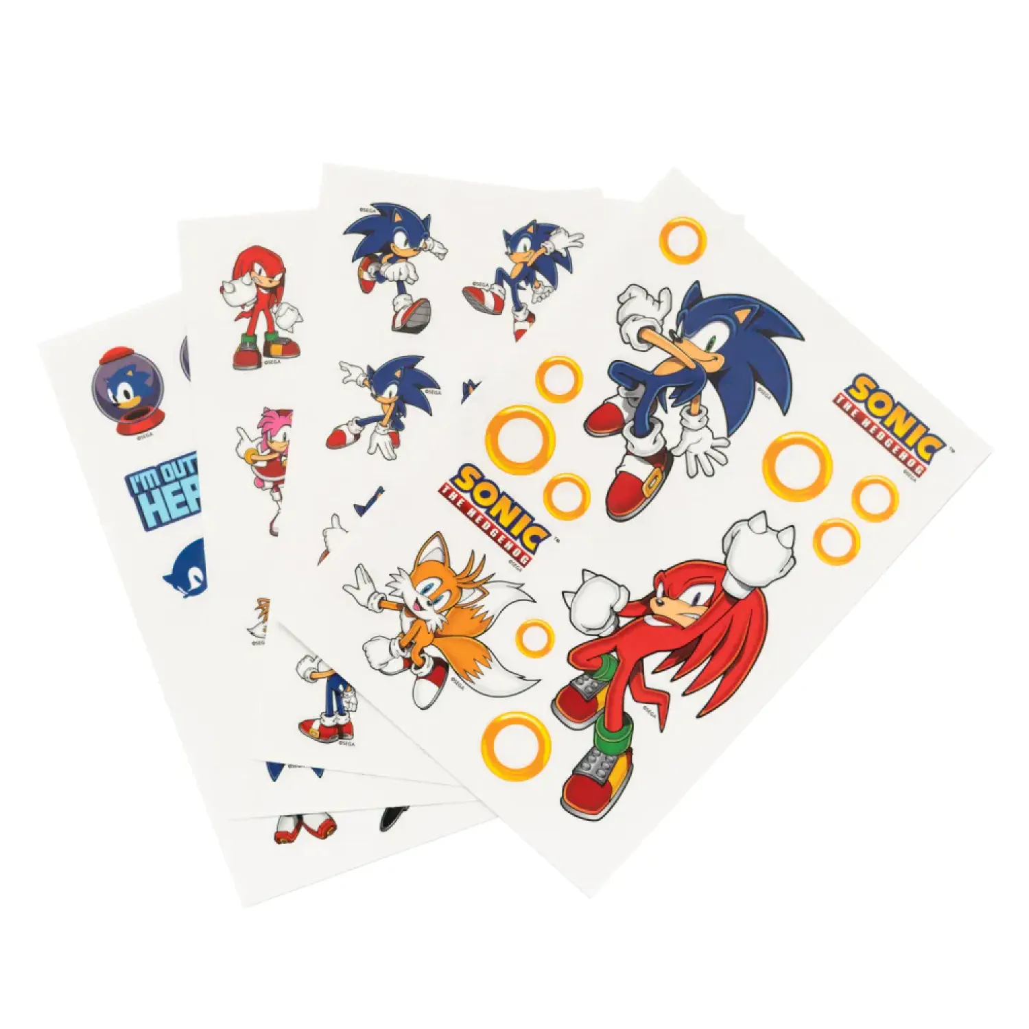 Sonic set naljepnica fotografija proizvoda