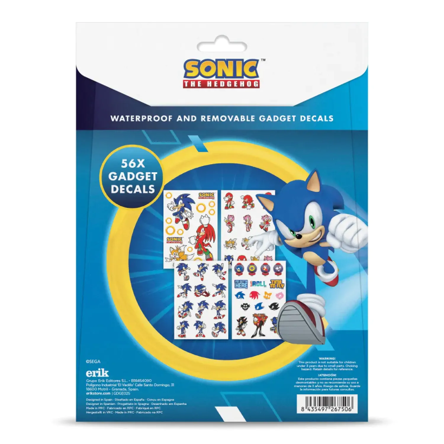 Sonic set naljepnica fotografija proizvoda