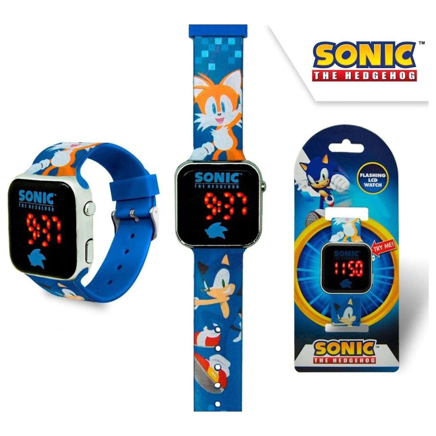 Sonic Prime digitalni LED ručni sat fotografija proizvoda