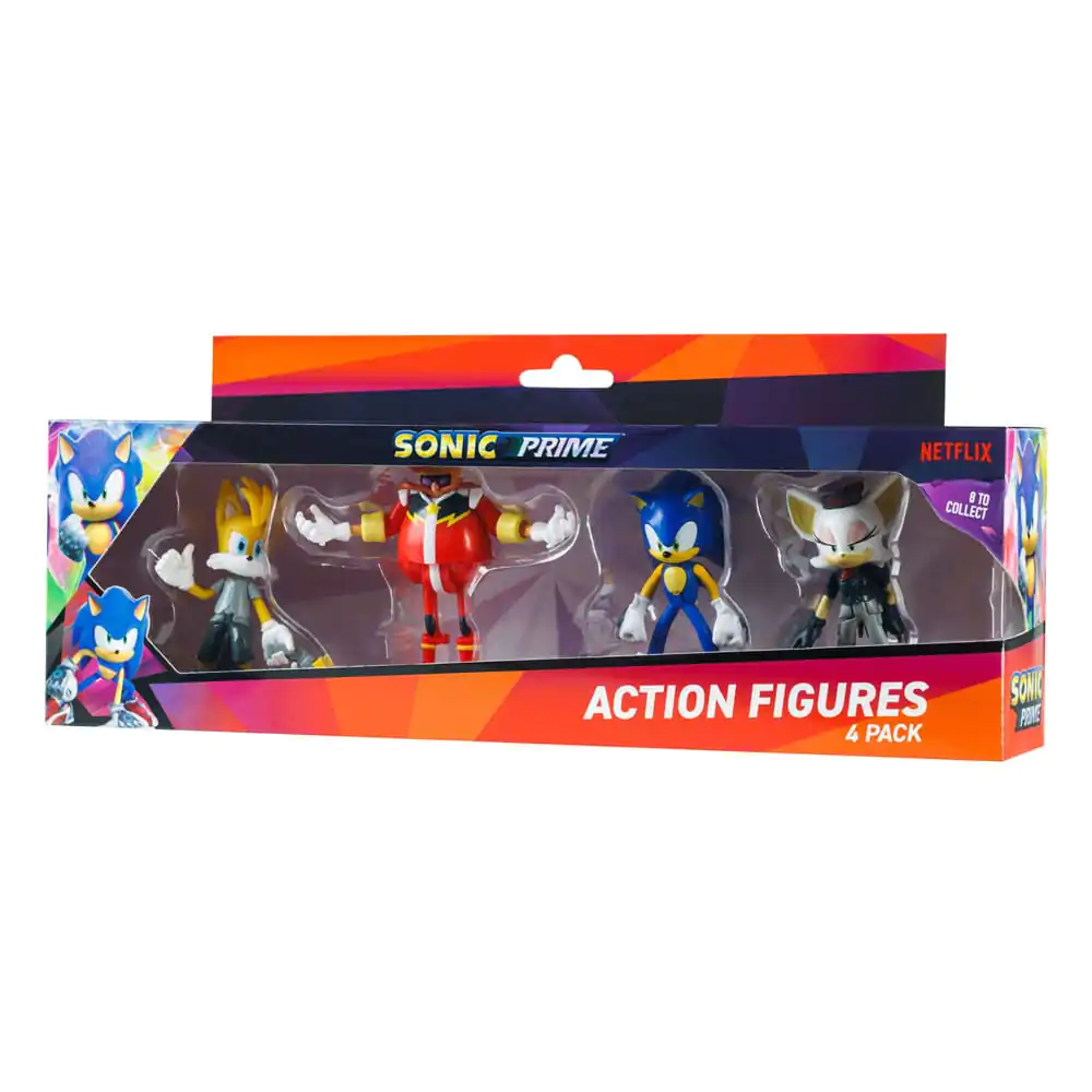 Sonic Prime akcijska figura 4-Pack S1 7 cm fotografija proizvoda
