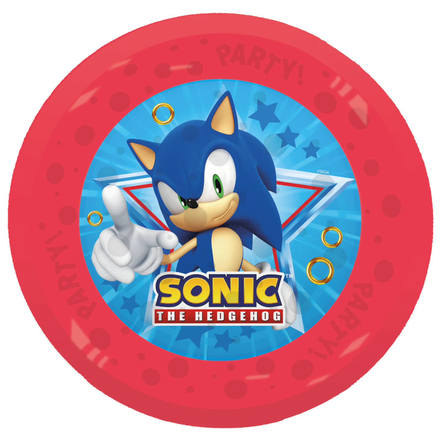 Sonic the Hedgehog Sega micro premium plastični ravni tanjur set od 4 komada 21 cm fotografija proizvoda