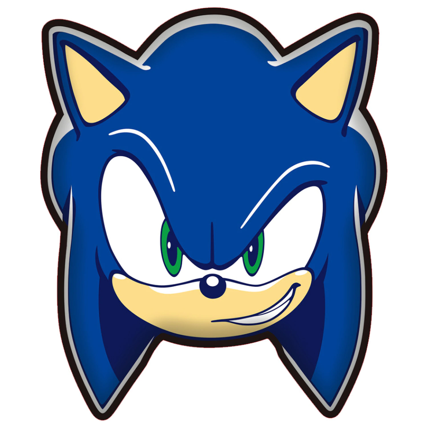 Sonic Smirk u obliku jastuka, ukrasni jastuk fotografija proizvoda
