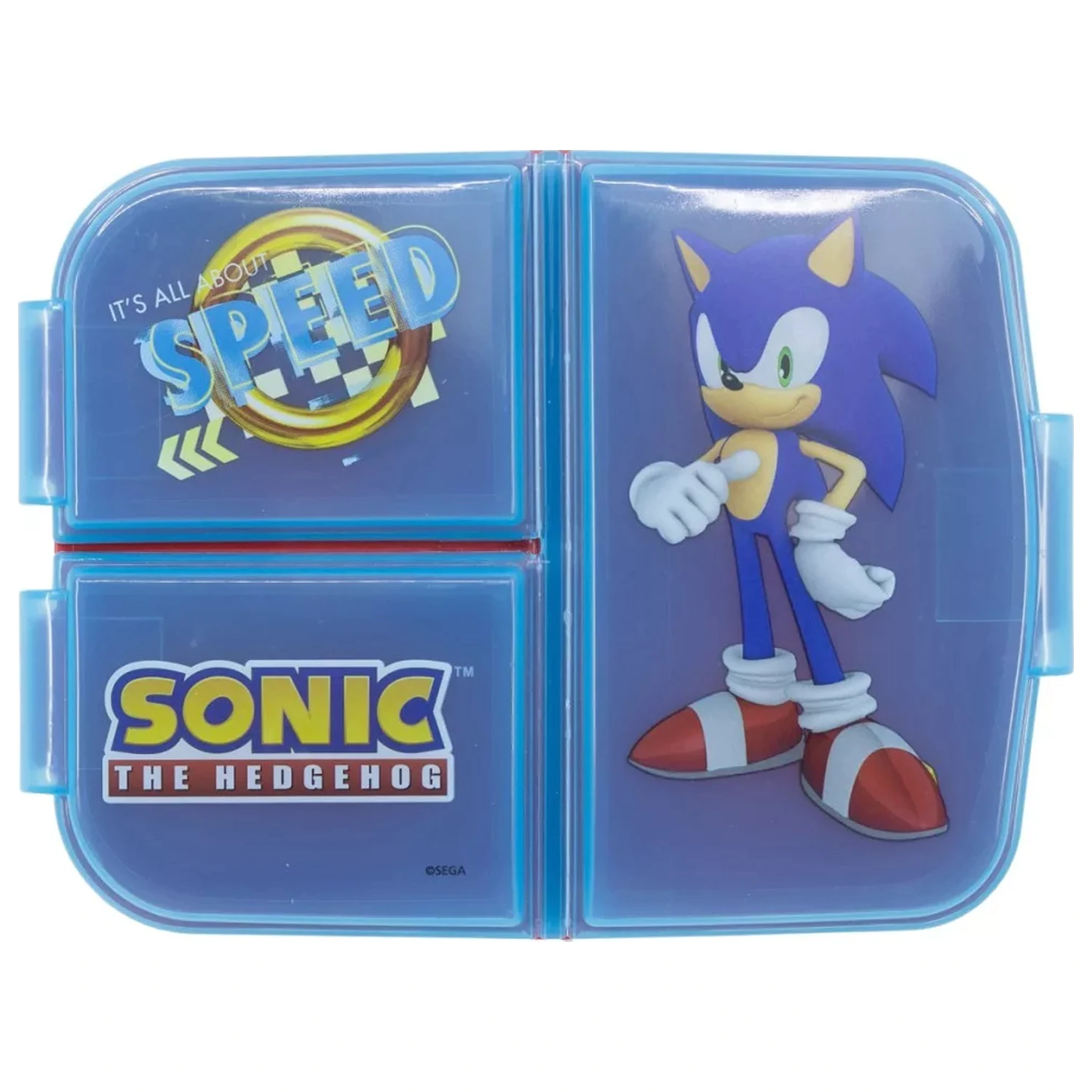 Sonic Speed kutija za ručak s više odjeljaka, kutija za sendviče fotografija proizvoda