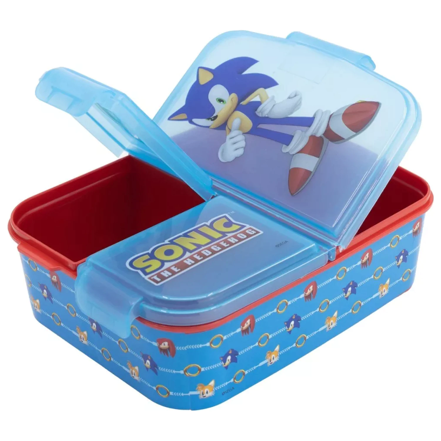 Sonic Speed kutija za ručak s više odjeljaka, kutija za sendviče fotografija proizvoda