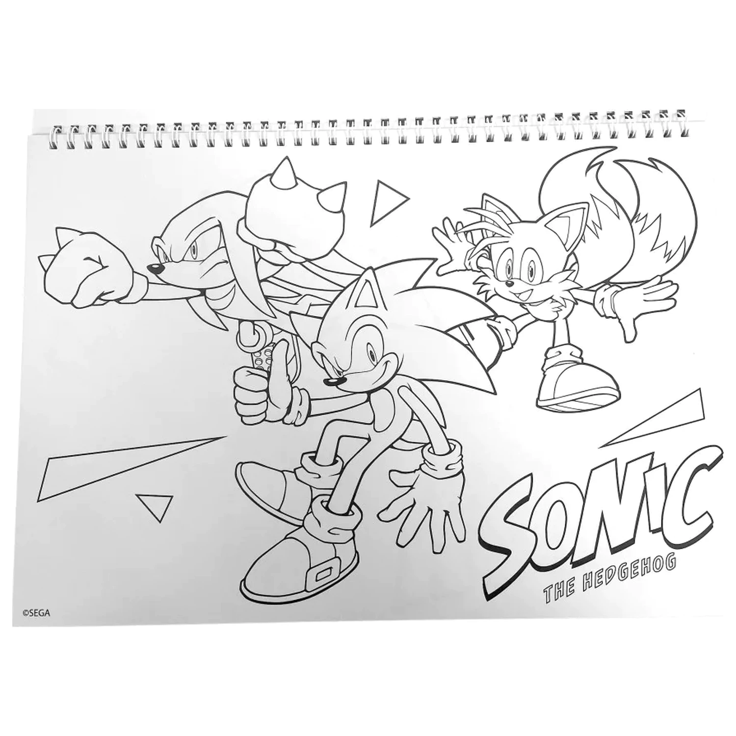 Sonic Speedy A/4 Spiralni Blok za Skiciranje s 40 Naljepnica fotografija proizvoda
