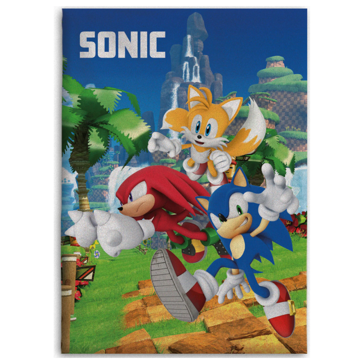 Sonic Speedy Dreams deka od flisa fotografija proizvoda