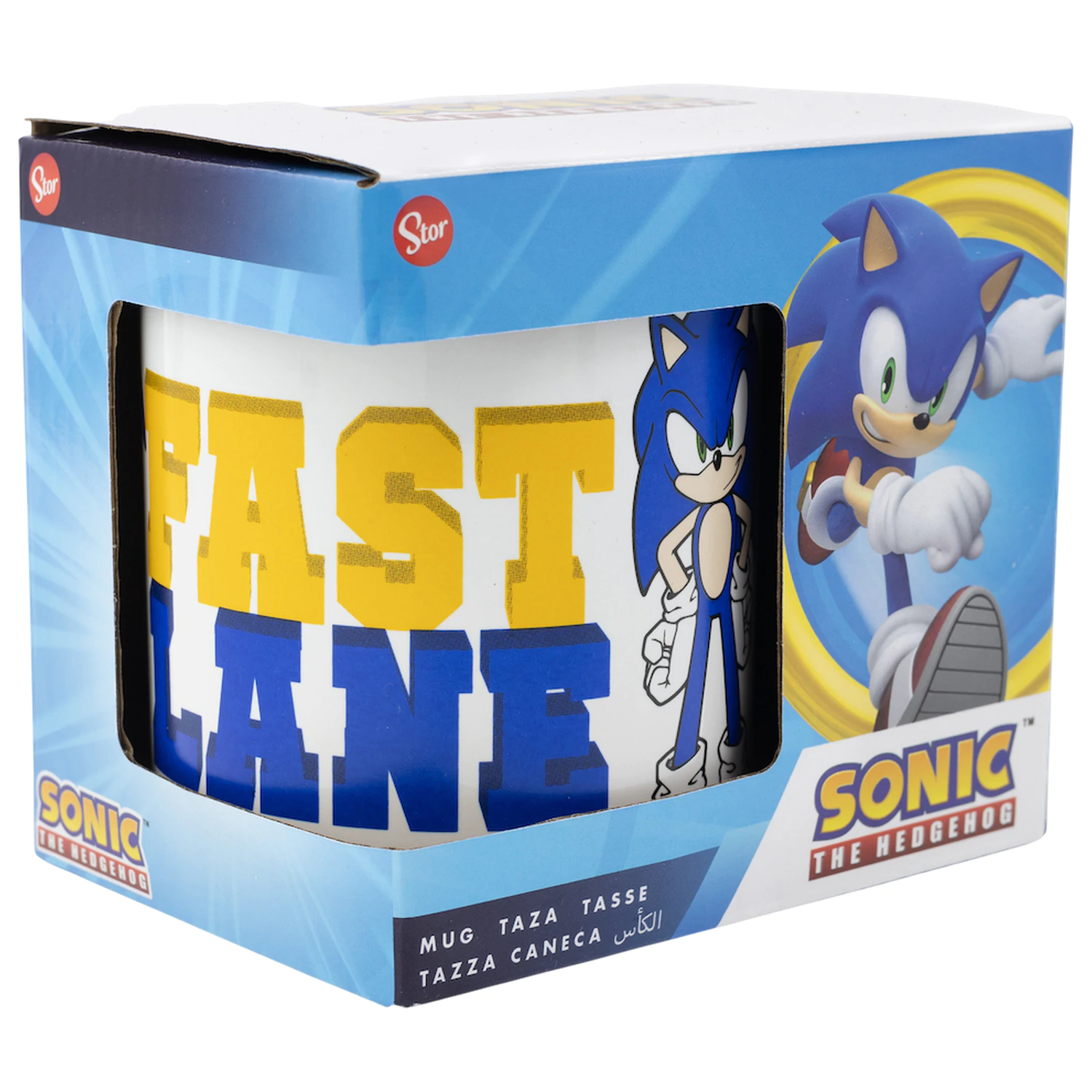 Sonic The Fat Lane Keramička šalica 325 ml fotografija proizvoda