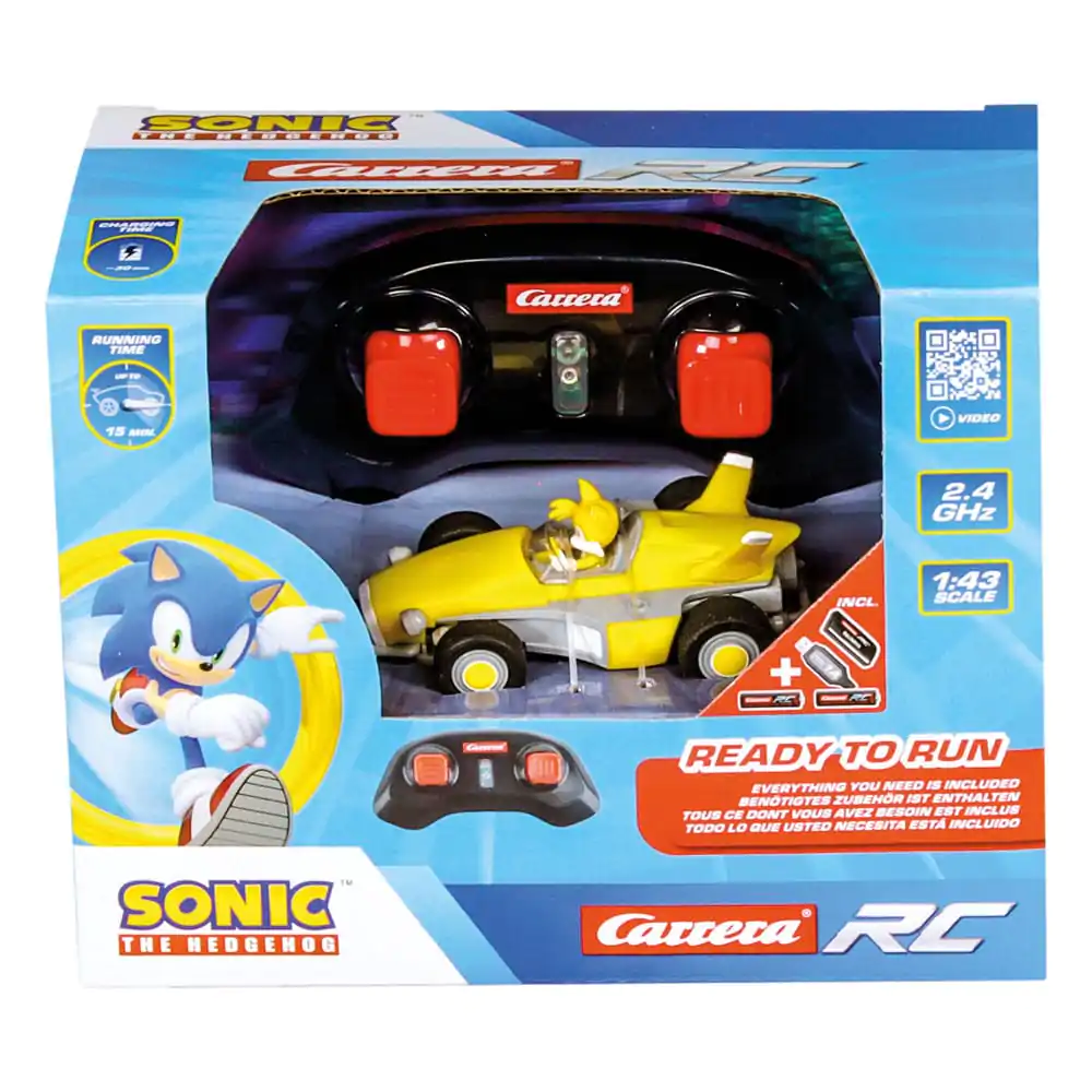 Sonic the Hedgehog RC auto na daljinsko upravljanje 1/43 2.4GHz Mini Tails fotografija proizvoda