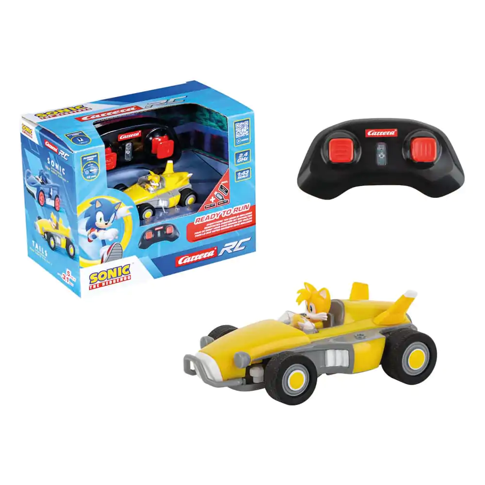 Sonic the Hedgehog RC auto na daljinsko upravljanje 1/43 2.4GHz Mini Tails fotografija proizvoda