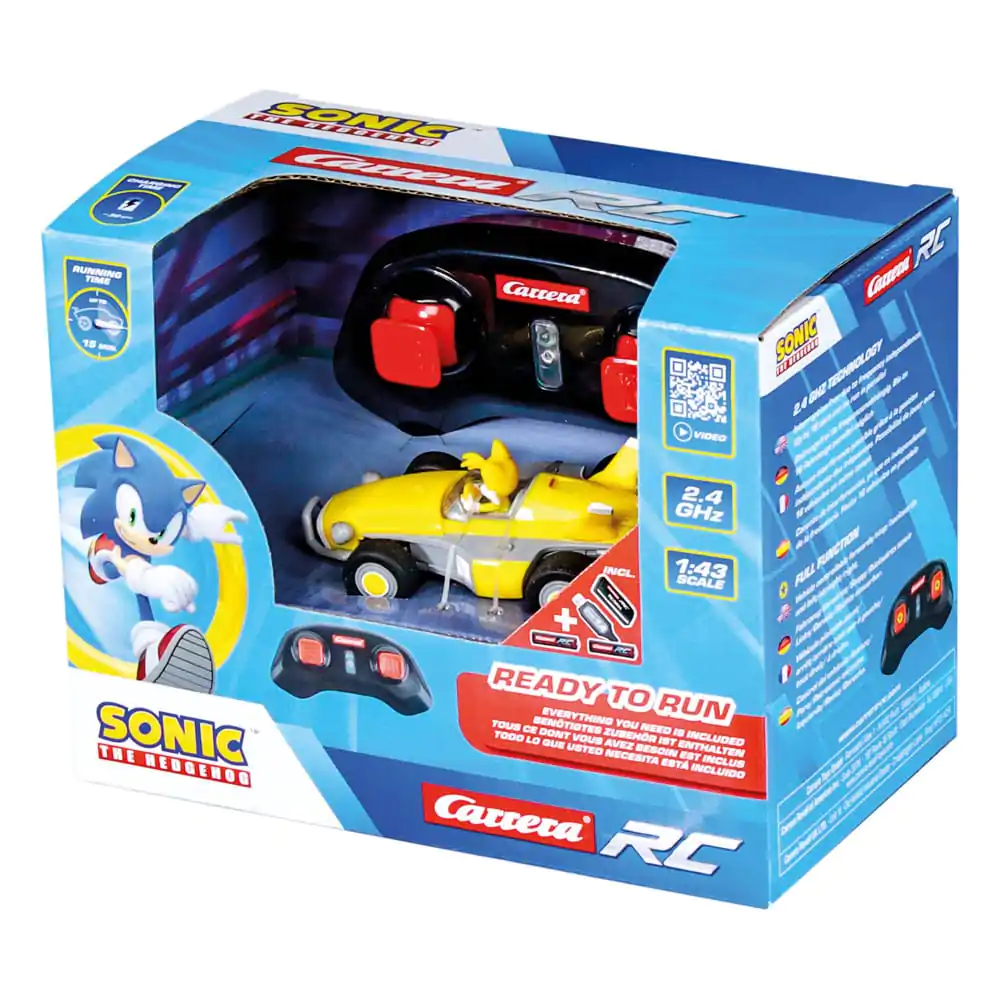 Sonic the Hedgehog RC auto na daljinsko upravljanje 1/43 2.4GHz Mini Tails fotografija proizvoda