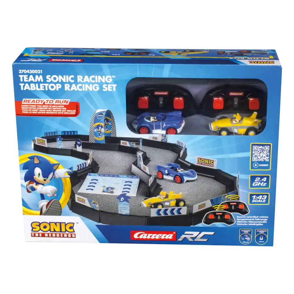 Sonic the Hedgehog RC auto na daljinsko upravljanje 1/43 2.4GHz stolni trkaći set fotografija proizvoda