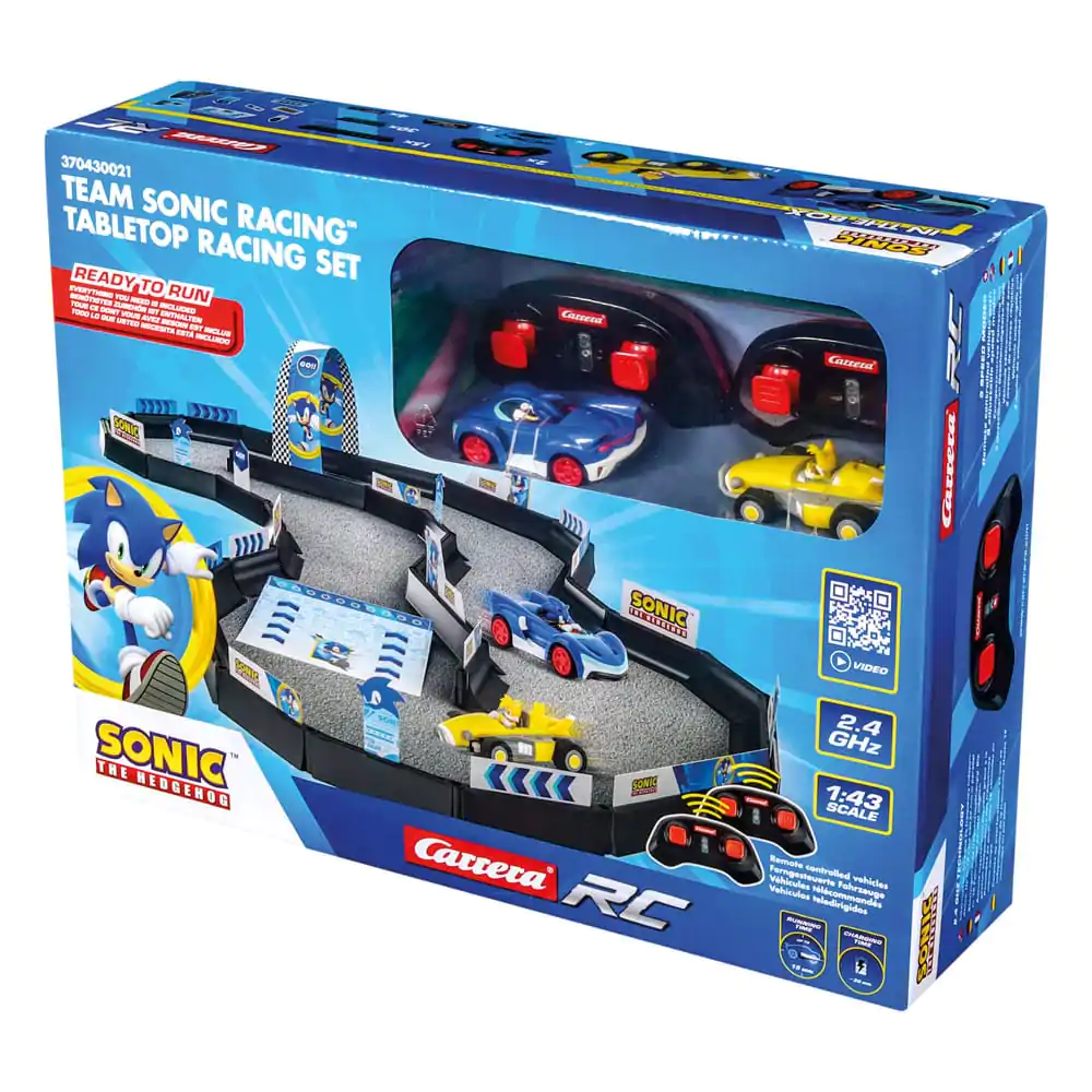 Sonic the Hedgehog RC auto na daljinsko upravljanje 1/43 2.4GHz stolni trkaći set fotografija proizvoda
