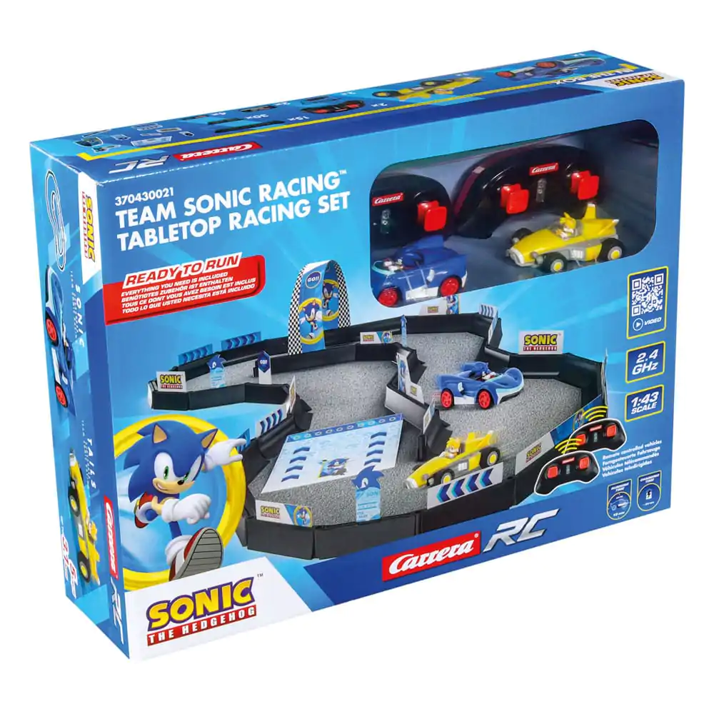 Sonic the Hedgehog RC auto na daljinsko upravljanje 1/43 2.4GHz stolni trkaći set fotografija proizvoda