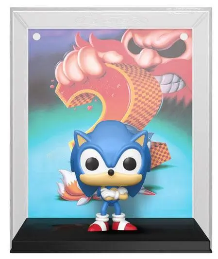 Sonic the Hedgehog 2 POP! Game Cover Vinilna figura Sonic heo Ekskluzivno 9 cm fotografija proizvoda