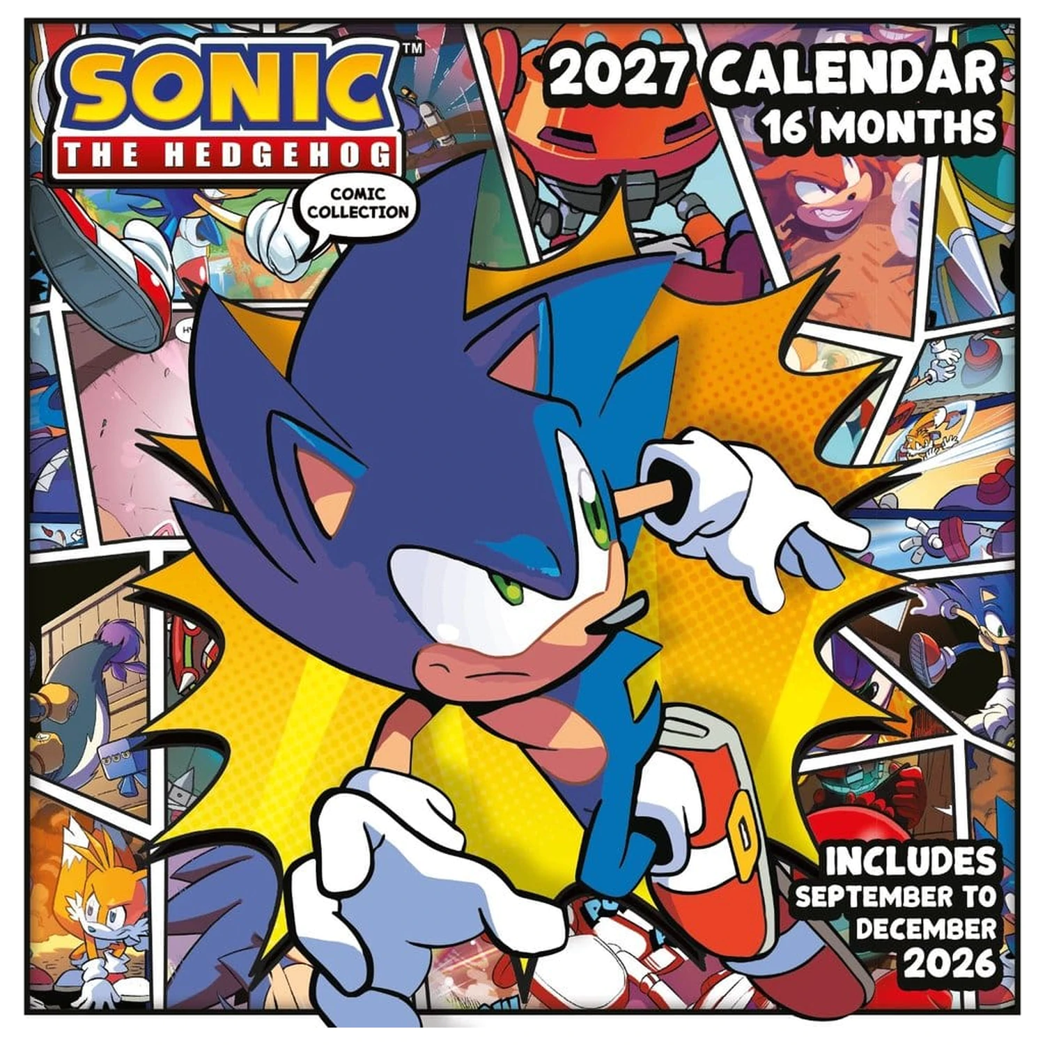 Sonic the Hedgehog (2027) zidni kalendar fotografija proizvoda