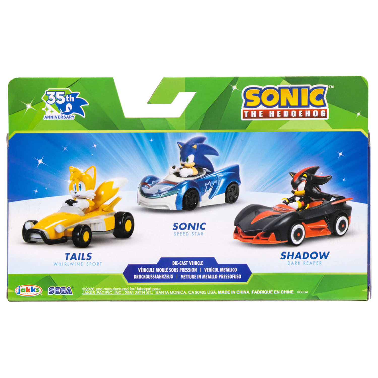 Sonic The Hedgehog paket 3 vozila fotografija proizvoda