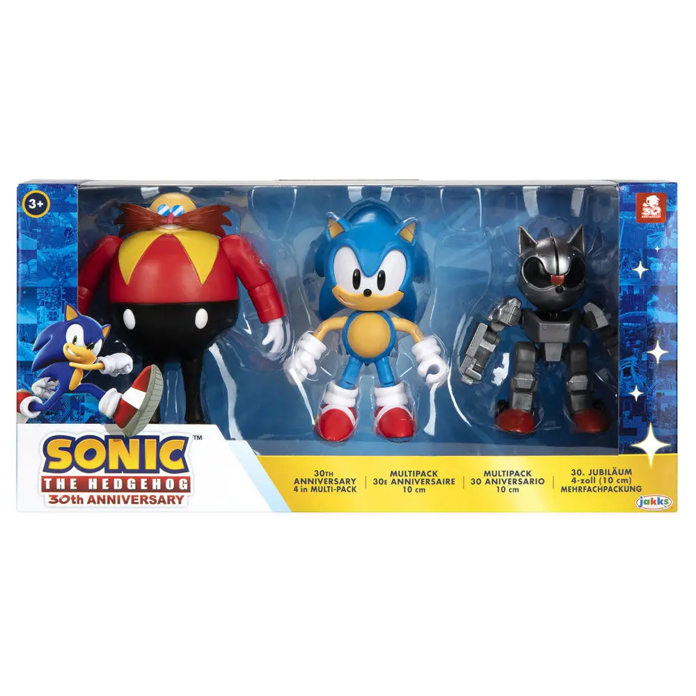 Sonic The Hedgehog 30th Anniversary paket 3 figure 10 cm fotografija proizvoda