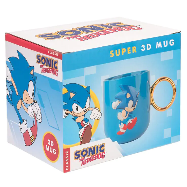 Sonic The Hedgehog 3D šalica 350 ml fotografija proizvoda