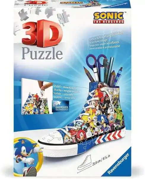 Sonic - The Hedgehog 3D Puzzle Tenisica (108 dijelova) fotografija proizvoda