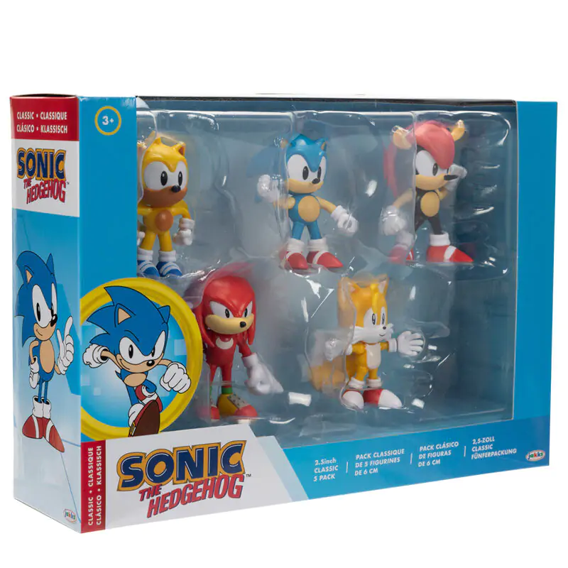 Sonic the Hedgehog paket 5 figura 6 cm fotografija proizvoda