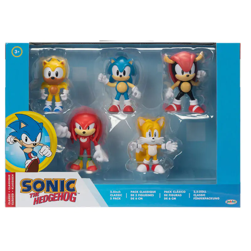 Sonic the Hedgehog paket 5 figura 6 cm fotografija proizvoda