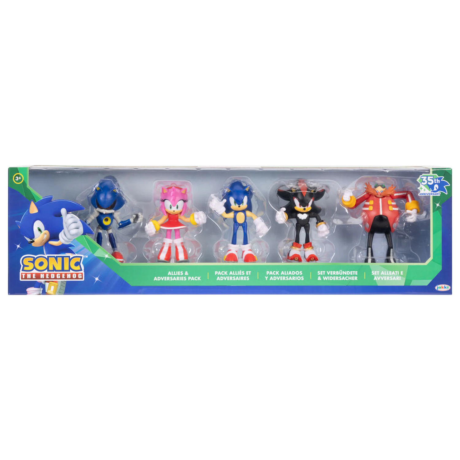 Sonic The Hedgehog paket 5 figura 6 cm fotografija proizvoda