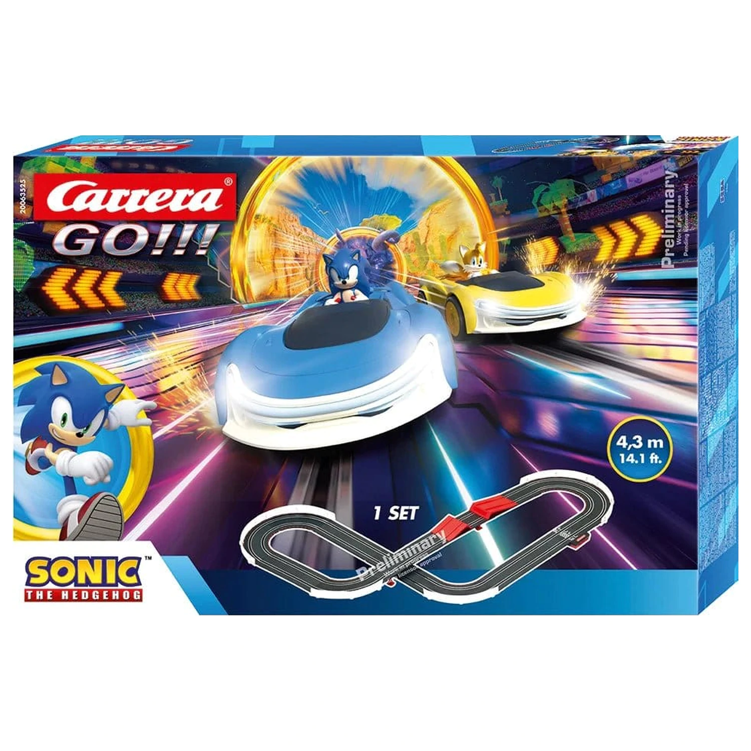 Sonic the Hedgehog Carrera GO!!! Set trkaće staze (BO) Sonic Racing CrossWorlds fotografija proizvoda