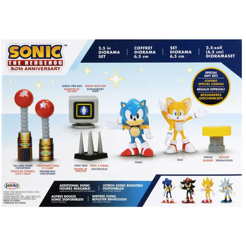 Sonic The Hedgehog Set Diorama fotografija proizvoda