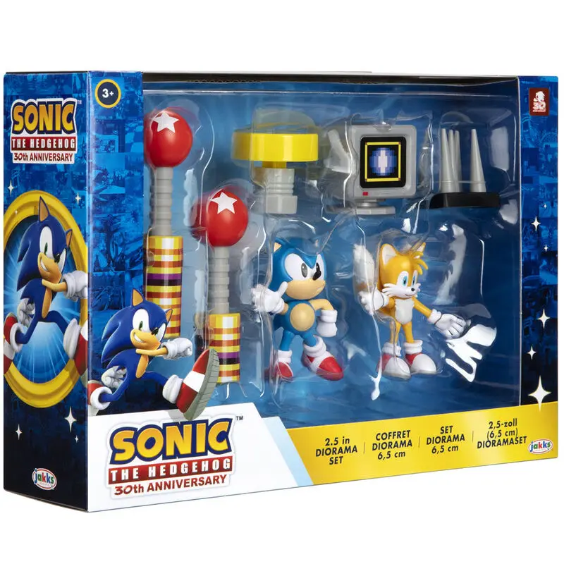 Sonic The Hedgehog Set Diorama fotografija proizvoda