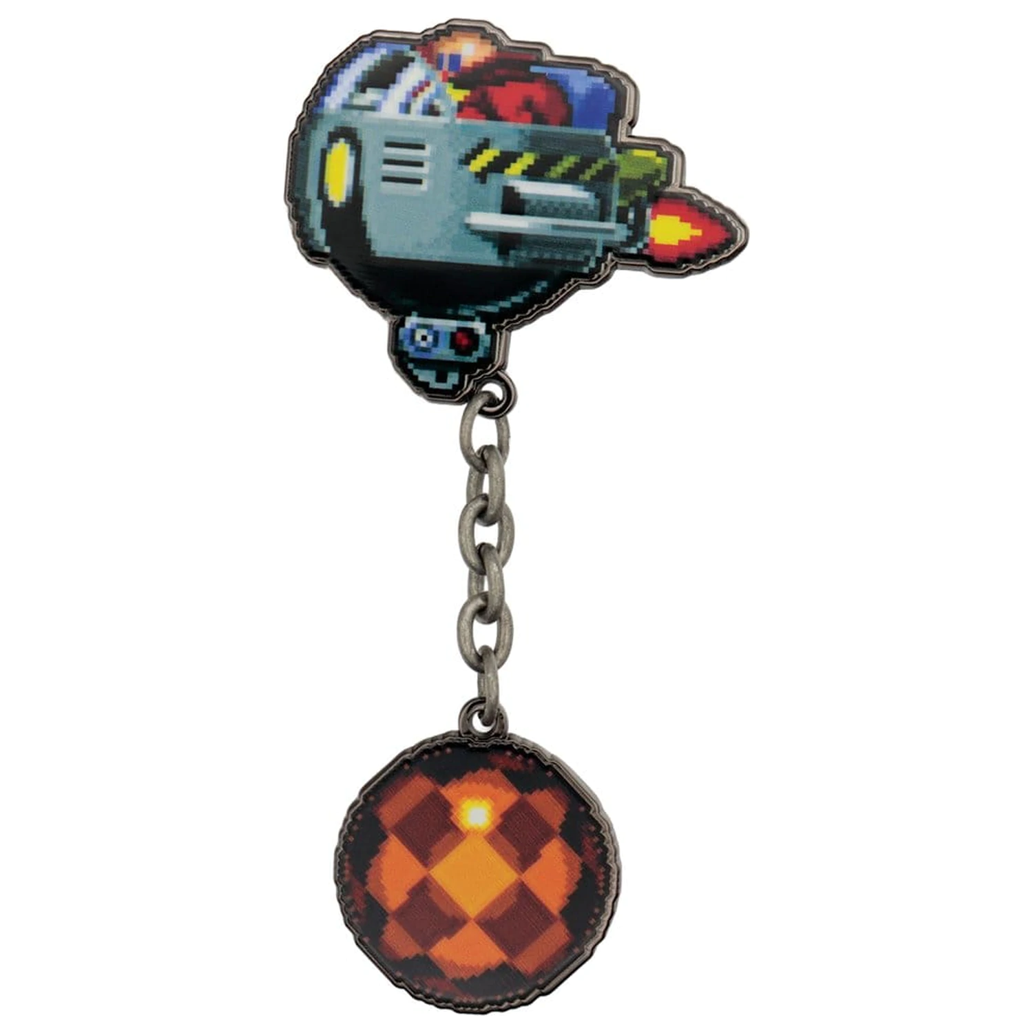 Sonic - The Hedgehog bedž Dr. Eggman Egg Mobile Chained fotografija proizvoda
