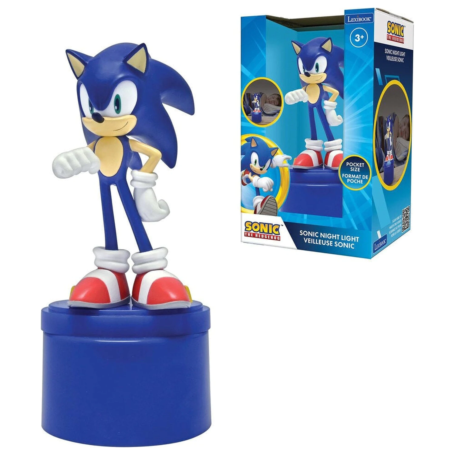 Sonic The Hedgehog noćno svjetlo fotografija proizvoda