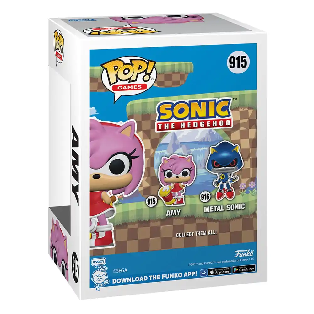 Sonic the Hedgehog POP! Games Vinilna Figura Amy Rose 9 cm fotografija proizvoda