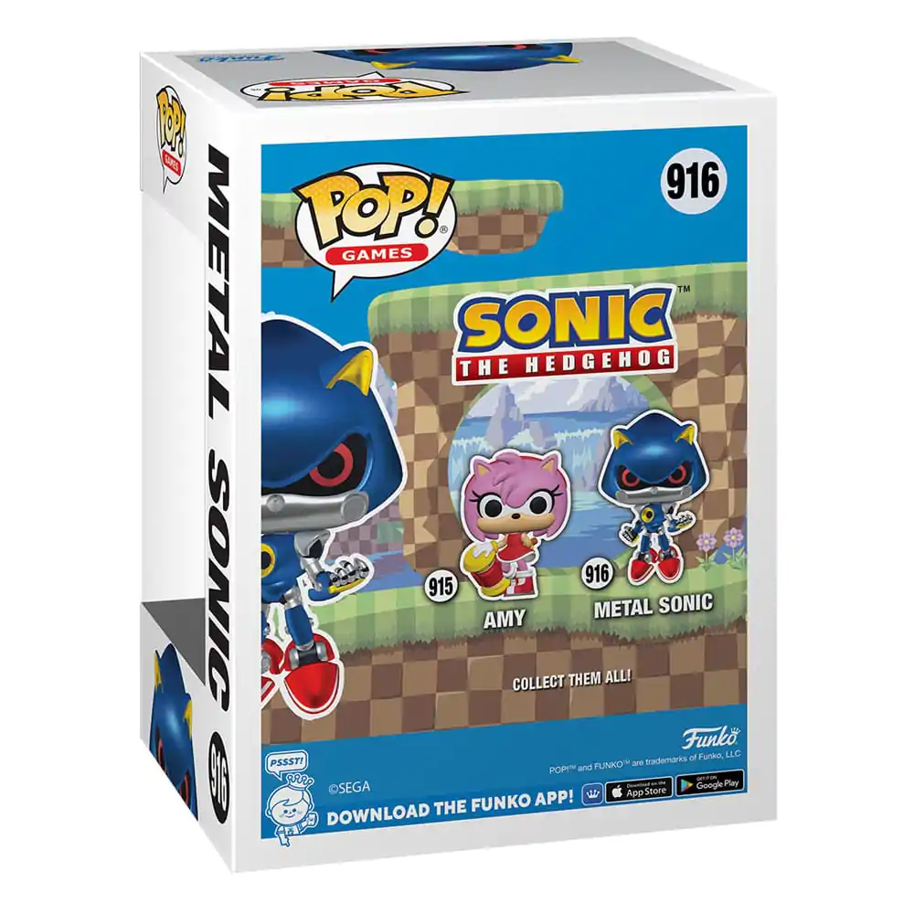 Sonic the Hedgehog POP! Games Vinyl Figura Metal Sonic 9 cm fotografija proizvoda