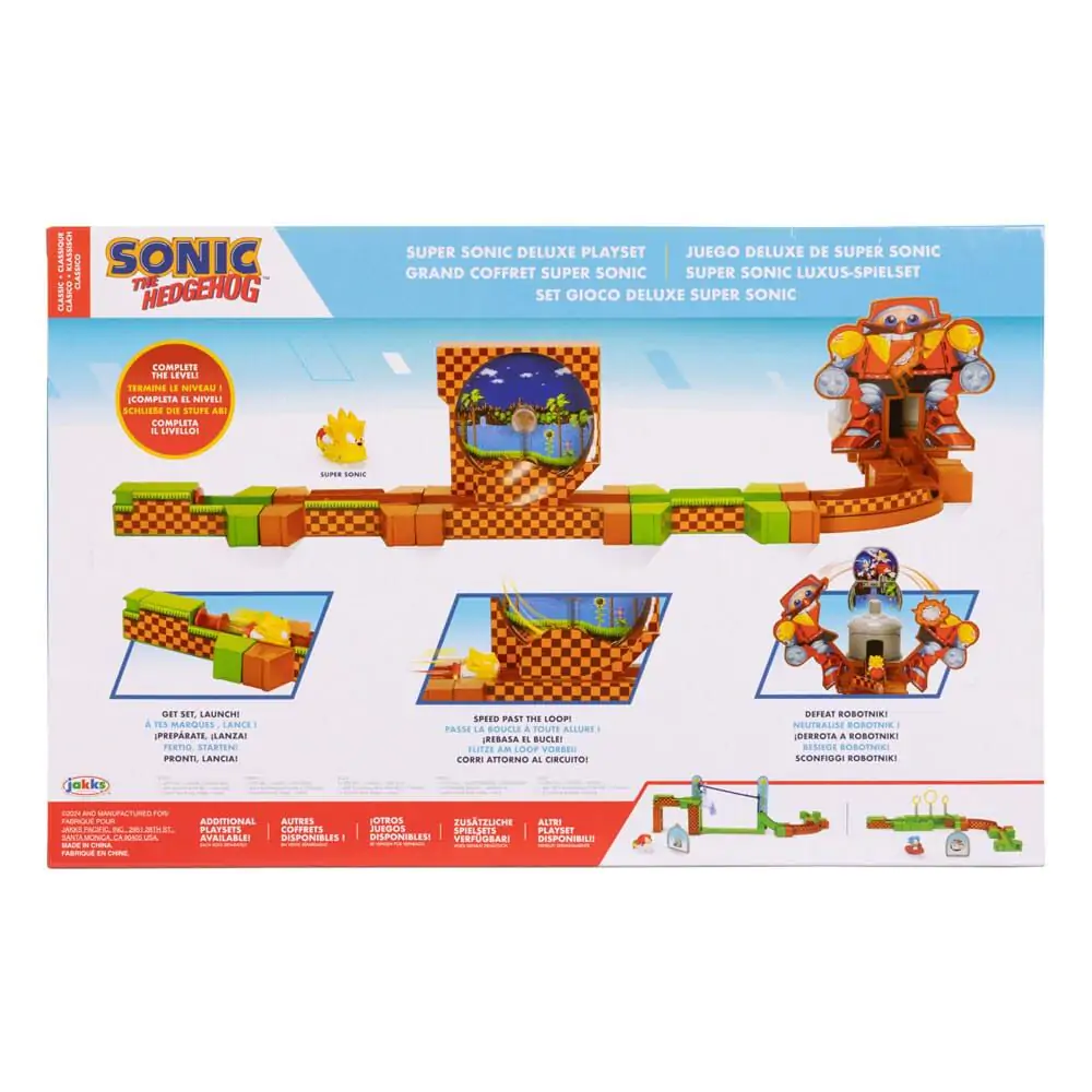 Sonic - The Hedgehog Go Go Racers Mini Figura Set za igru Rampe za lansiranje Deluxe fotografija proizvoda