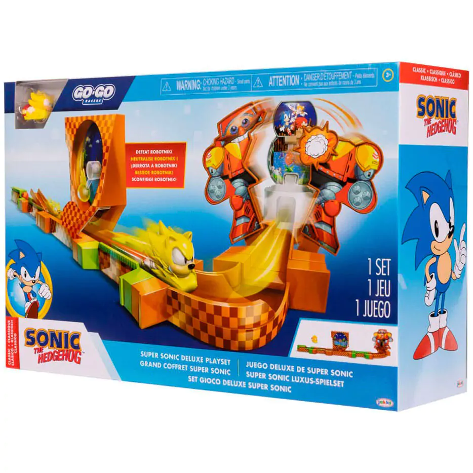 Sonic - The Hedgehog Go Go Racers Mini Figura Set za igru Rampe za lansiranje Deluxe fotografija proizvoda