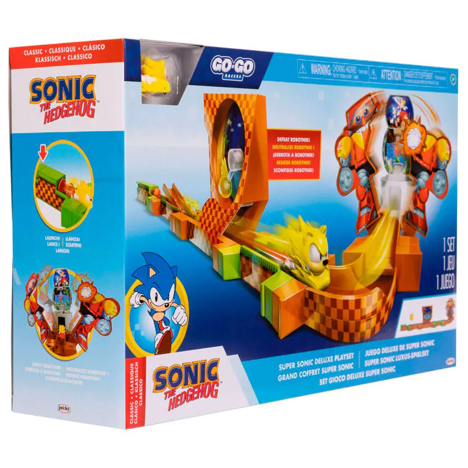 Sonic - The Hedgehog Go Go Racers Mini Figura Set za igru Rampe za lansiranje Deluxe fotografija proizvoda