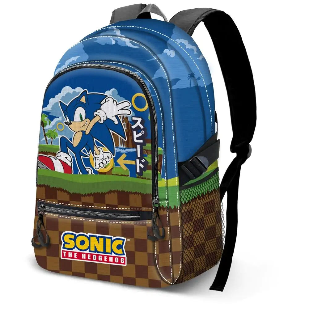 Sonic the Hedgehog Greenhill prilagodljivi ruksak 44 cm fotografija proizvoda