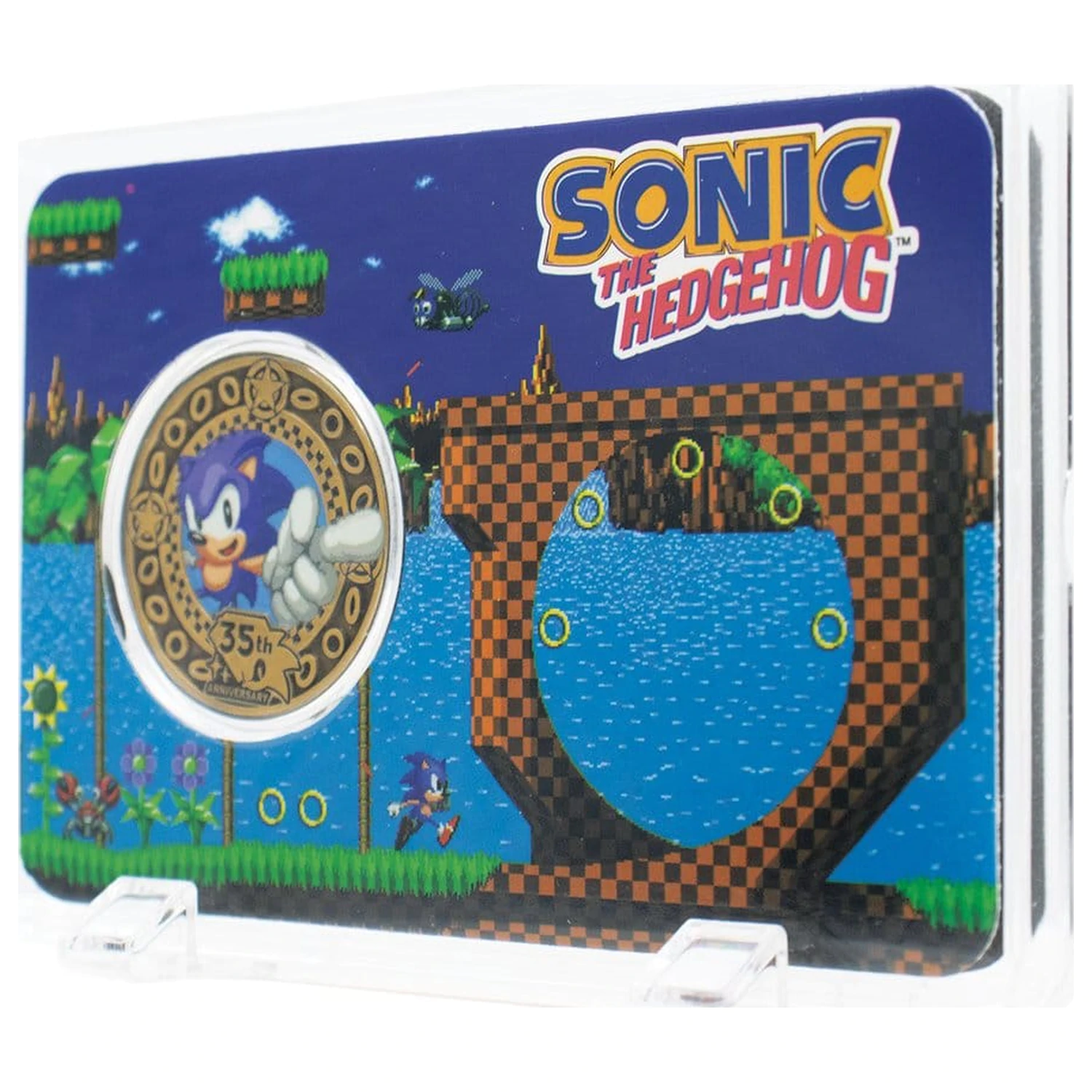Sonic the Hedgehog Kolekcionarski novčić 35. godišnjica ograničeno izdanje fotografija proizvoda