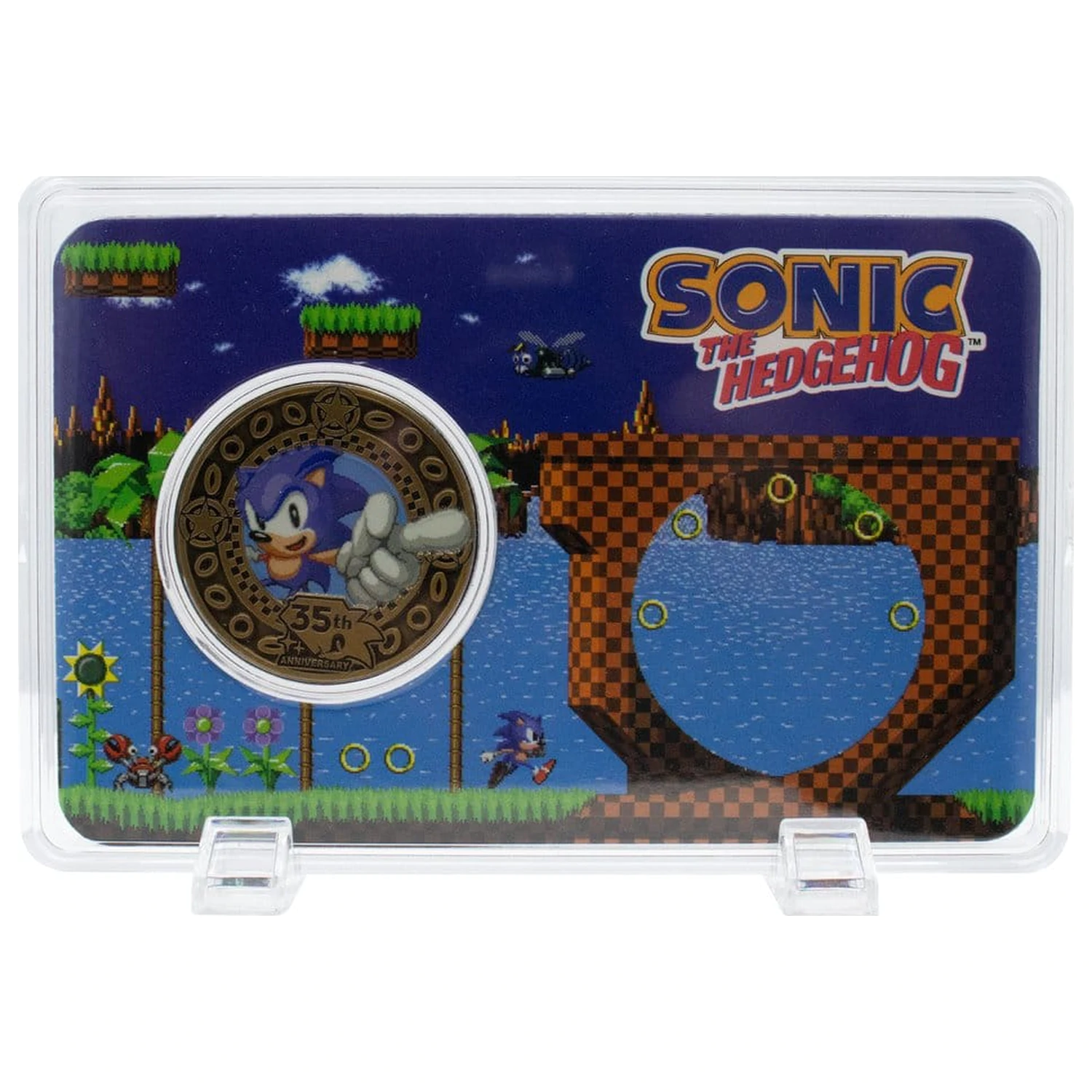 Sonic the Hedgehog Kolekcionarski novčić 35. godišnjica ograničeno izdanje fotografija proizvoda